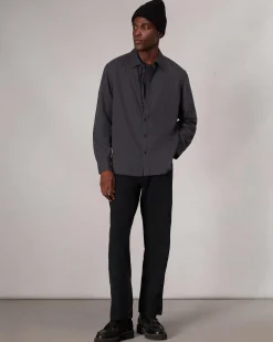 Store Finch Textured Striped Shirt Shirts