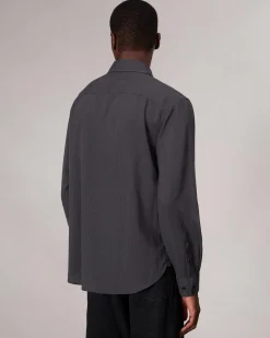 Store Finch Textured Striped Shirt Shirts