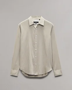 Hot Finch Textured Striped Shirt Shirts