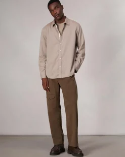 Hot Finch Textured Striped Shirt Shirts