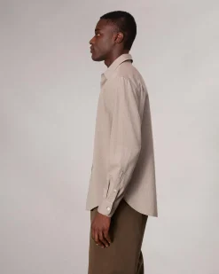 Hot Finch Textured Striped Shirt Shirts