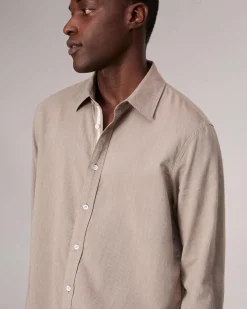 Hot Finch Textured Striped Shirt Shirts