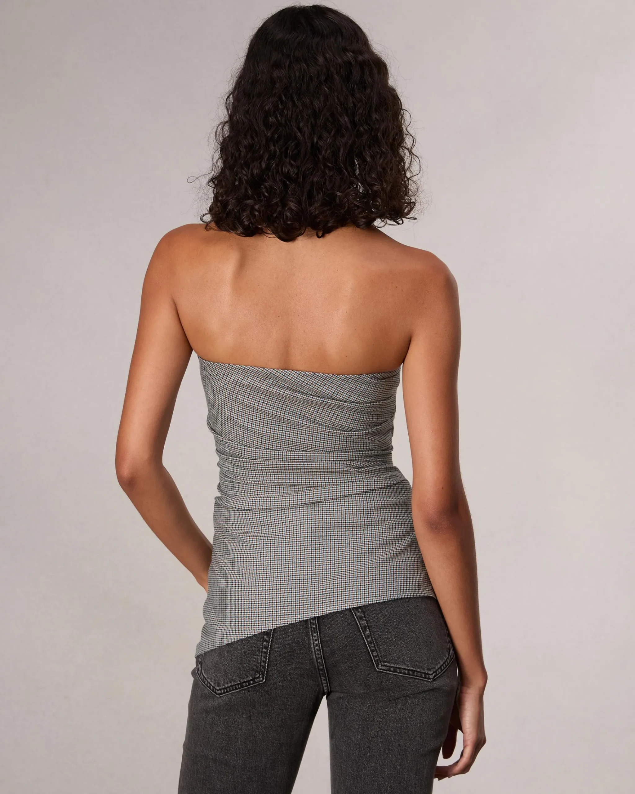 New Genevieve Plaid Top Women Shirts & Tops