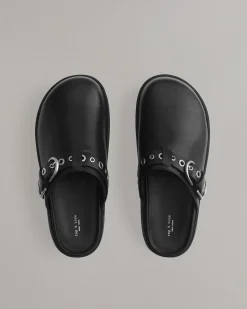 Store Geo Platform Mules Women Flats