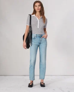 Outlet Harlow Ankle Straight Jean Women Jeans