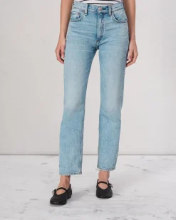 Outlet Harlow Ankle Straight Jean Women Jeans