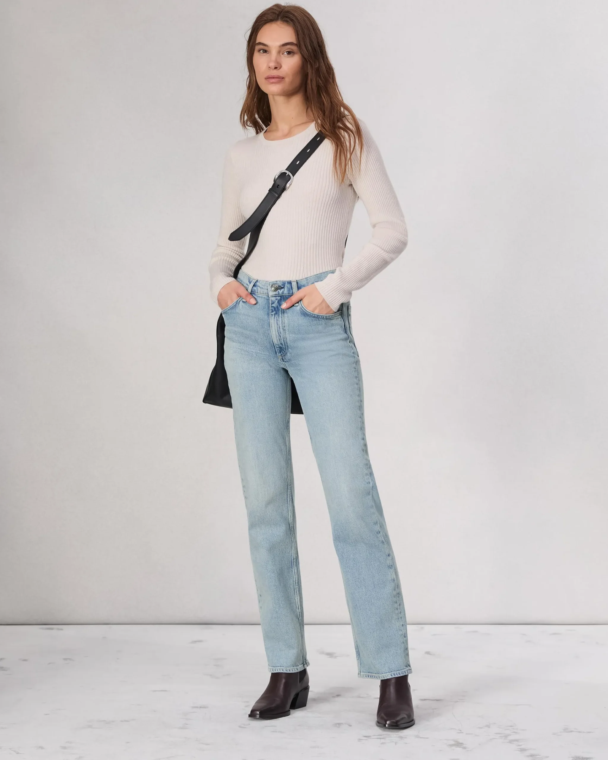 Clearance Harlow Full Length Straight Jean Women Jeans