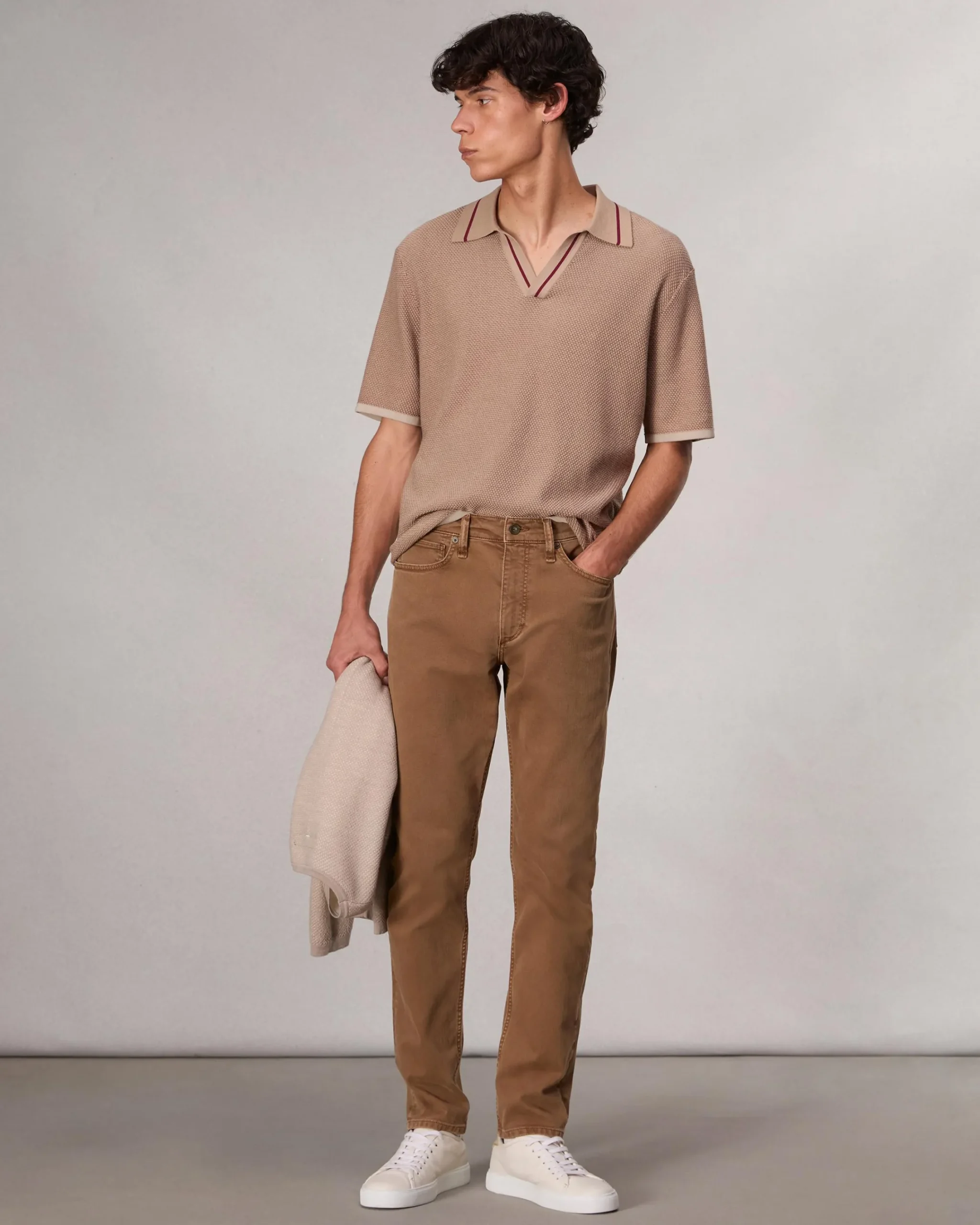 Hot Harvey Jonny Collar Polo Polos