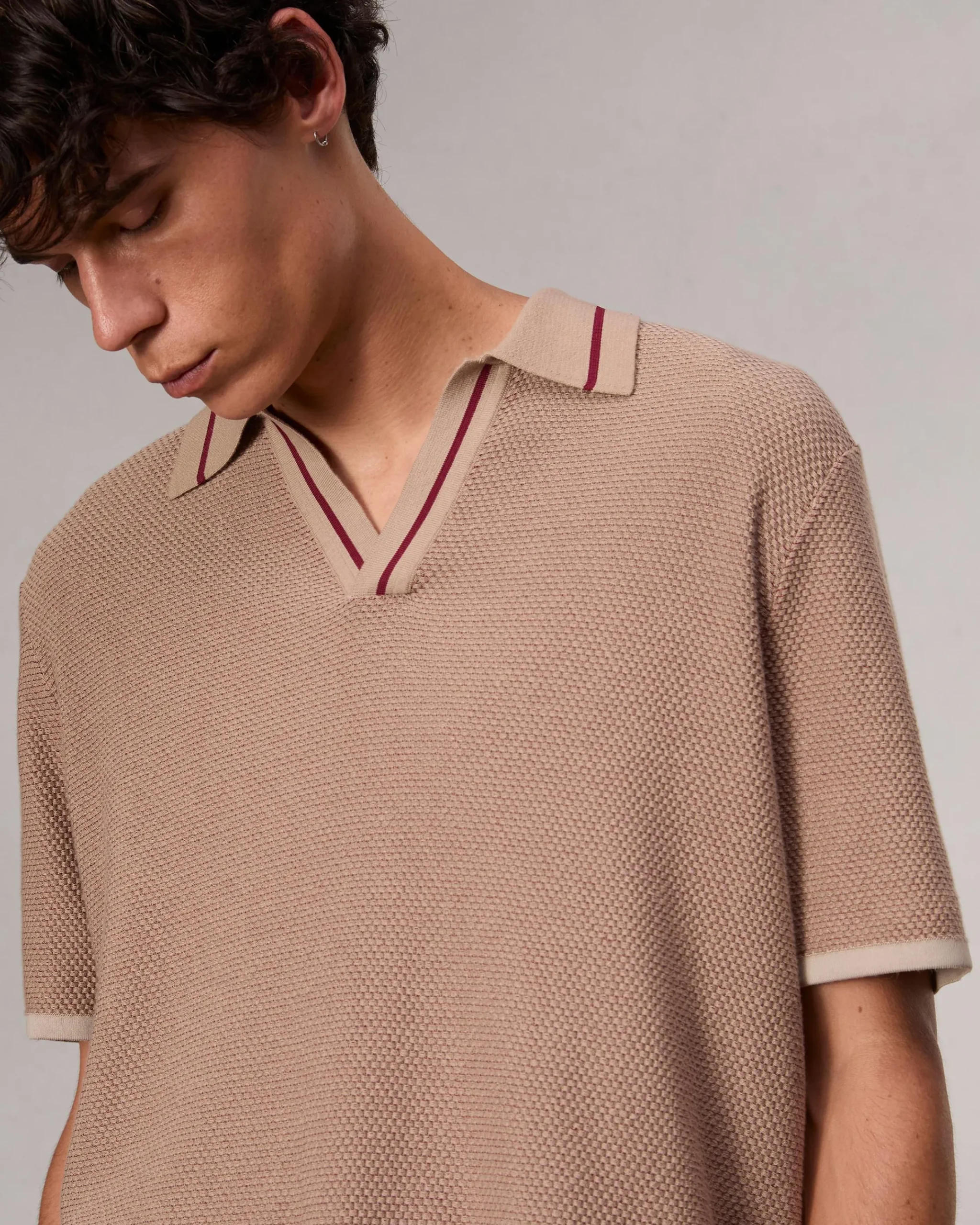 Hot Harvey Jonny Collar Polo Polos