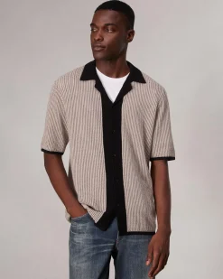 Clearance Harvey Knit Camp Shirt Shirts