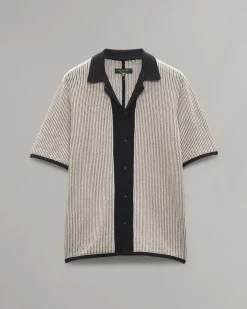 Clearance Harvey Knit Camp Shirt Shirts