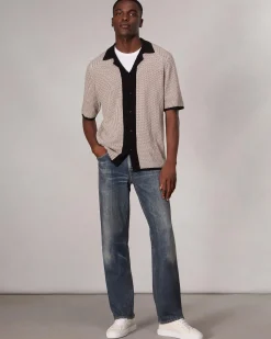 Clearance Harvey Knit Camp Shirt Shirts
