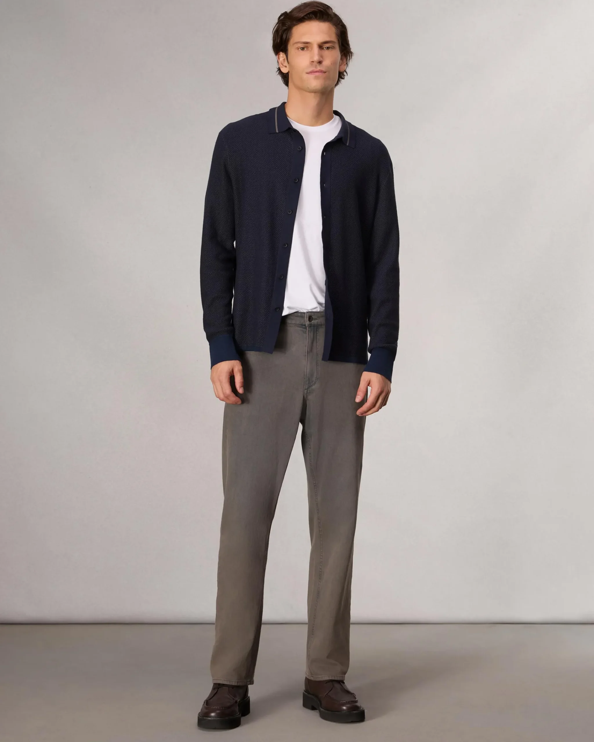 Hot Harvey Knit Shirt Sweaters