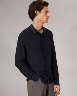 Hot Harvey Knit Shirt Sweaters