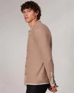 Online Harvey Knit Shirt Sweaters