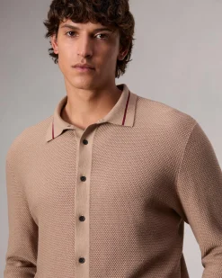 Online Harvey Knit Shirt Sweaters
