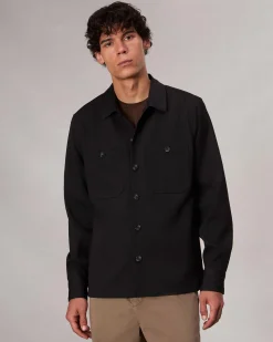Store Hyde Striped Shirt Jacket Jackets & Coats