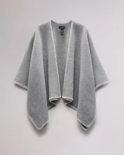 Sale Ingrid Wool Poncho Women Scarves & Ponchos