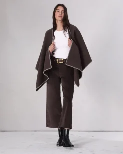 Best Sale Ingrid Wool Poncho Women Scarves & Ponchos
