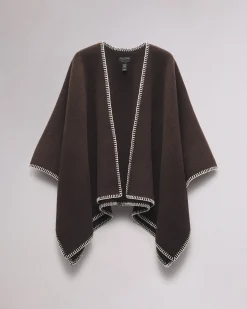 Best Sale Ingrid Wool Poncho Women Scarves & Ponchos