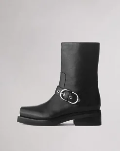 Hot Jax Moto Buckle Boot Women Boots