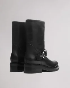 Hot Jax Moto Buckle Boot Women Boots