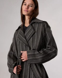 Shop Jennie Wool Trench Coat Women Jackets & Coats