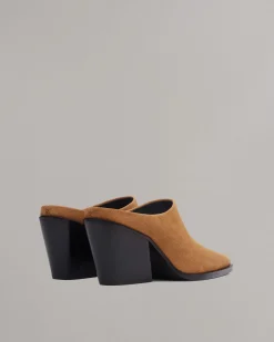 Cheap Joni Suede Mule Women Heels