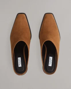 Cheap Joni Suede Mule Women Heels