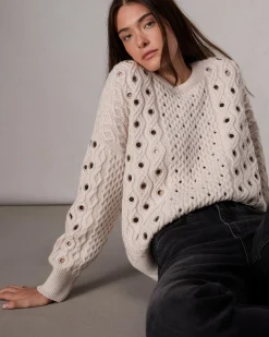 Best Kat Cable-Knit Sweater Women Sweaters & Sweatshirts