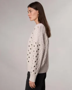 Best Kat Cable-Knit Sweater Women Sweaters & Sweatshirts