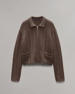 Best Kerry Cable-Knit Cardigan Women Sweaters & Sweatshirts