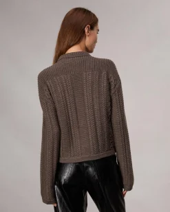 Best Kerry Cable-Knit Cardigan Women Sweaters & Sweatshirts