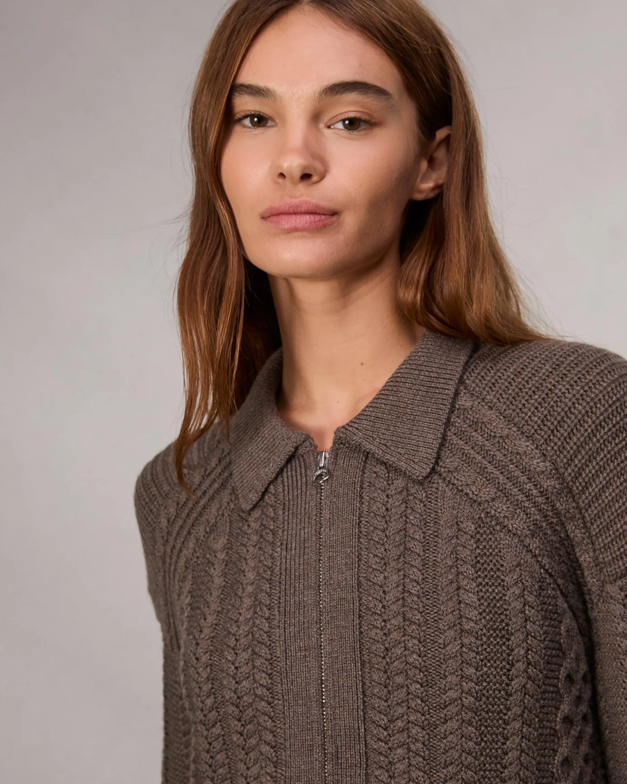Best Kerry Cable-Knit Cardigan Women Sweaters & Sweatshirts