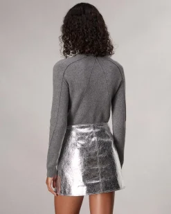 Clearance Kyla Faux Leather Skirt Women Dresses & Skirts