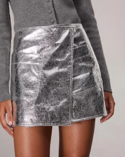Clearance Kyla Faux Leather Skirt Women Dresses & Skirts