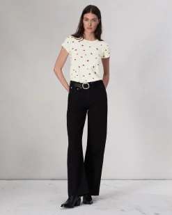 Hot Ladybug Cotton Tee Women T-Shirts