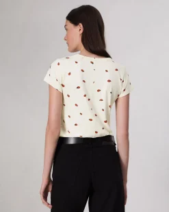 Hot Ladybug Cotton Tee Women T-Shirts