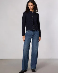 Hot Lecroy Wool-Blend Cardigan Women Sweaters & Sweatshirts