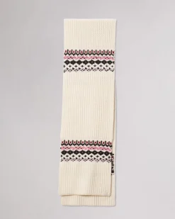 Hot Leigh Fair Isle Scarf Women Scarves & Ponchos