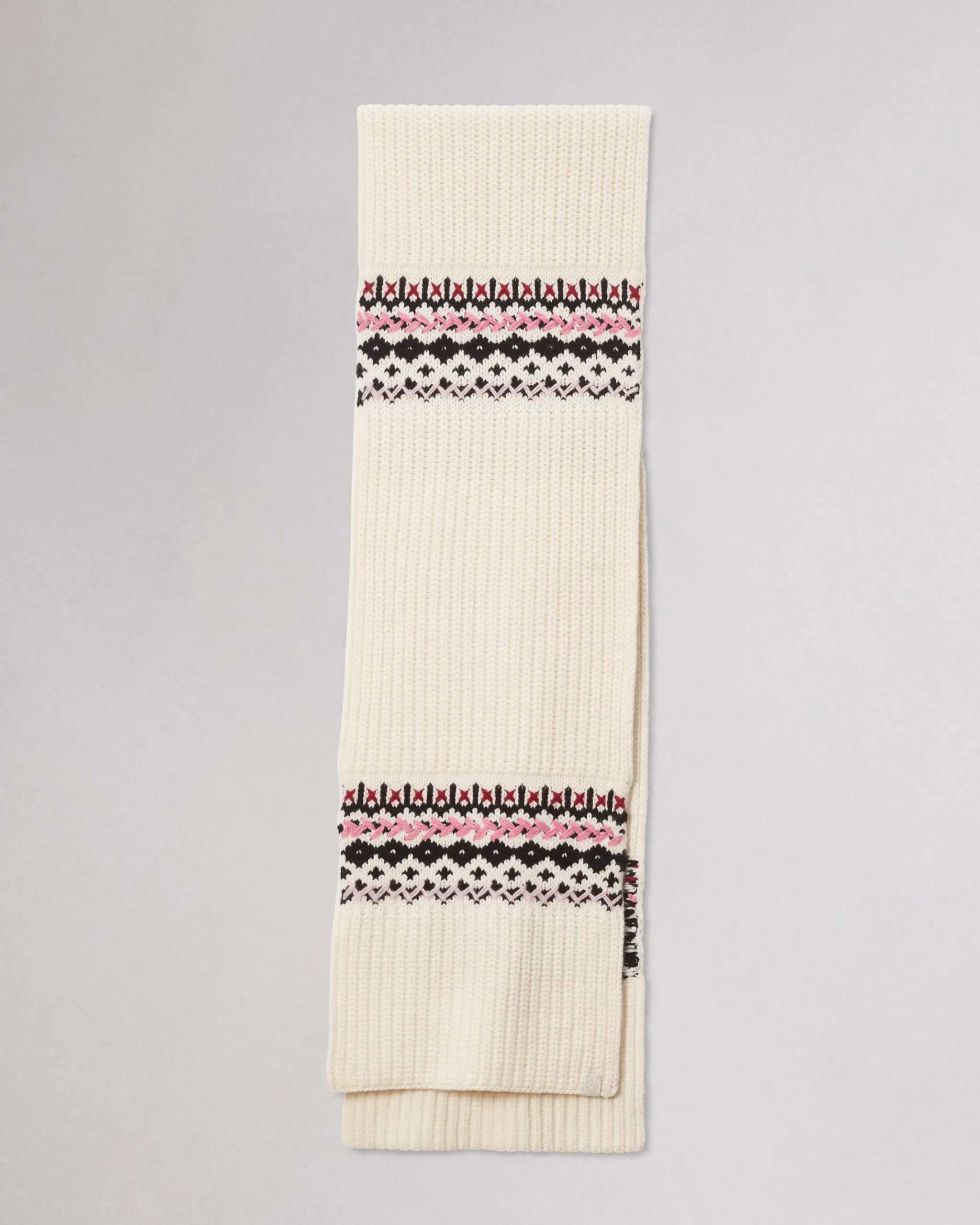 Hot Leigh Fair Isle Scarf Women Scarves & Ponchos
