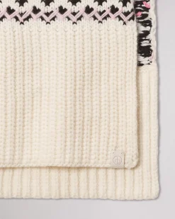 Hot Leigh Fair Isle Scarf Women Scarves & Ponchos