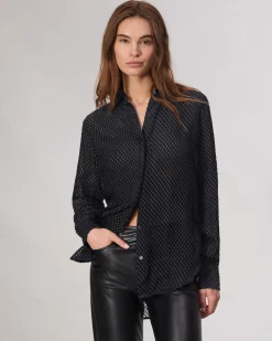 Online Lila Patterned Shirt Women Shirts & Tops