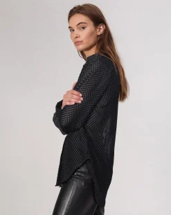 Online Lila Patterned Shirt Women Shirts & Tops