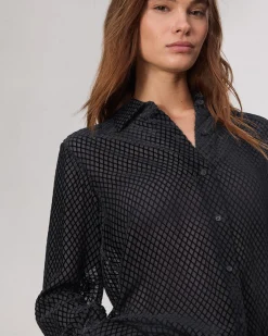 Online Lila Patterned Shirt Women Shirts & Tops