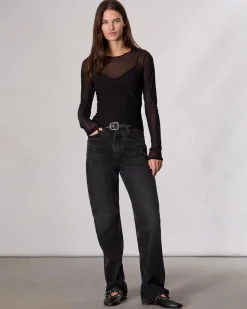 Sale Luca Mesh Layered T-Shirt Women Shirts & Tops