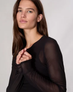 Sale Luca Mesh Layered T-Shirt Women Shirts & Tops