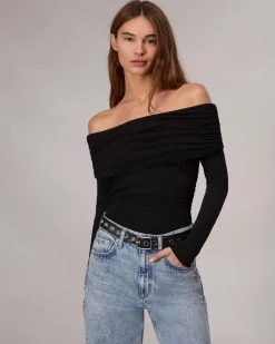 Outlet Luca Off-Shoulder Top Women Shirts & Tops