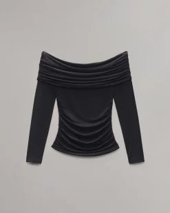 Outlet Luca Off-Shoulder Top Women Shirts & Tops