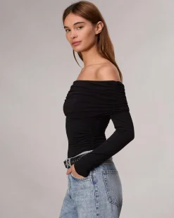 Outlet Luca Off-Shoulder Top Women Shirts & Tops